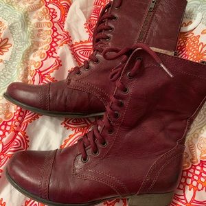 Steve Madden combat boots